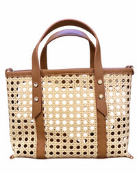 Bc Handbags - Women's Rattan Handbag
