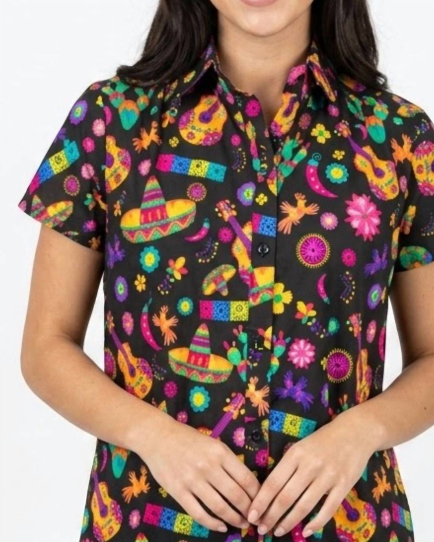 Layerz Clothing - Sarah Button Front Top