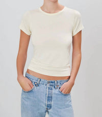 Eterne - Fitted Crewneck Short Sleeve T-shirt