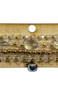 Pink Panache - Women's Aurora Glow Stack Bracelet