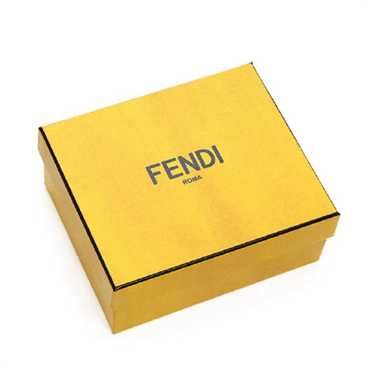 Fendi - Women's Canvas Ff Embroidery Nano Baguette Charm