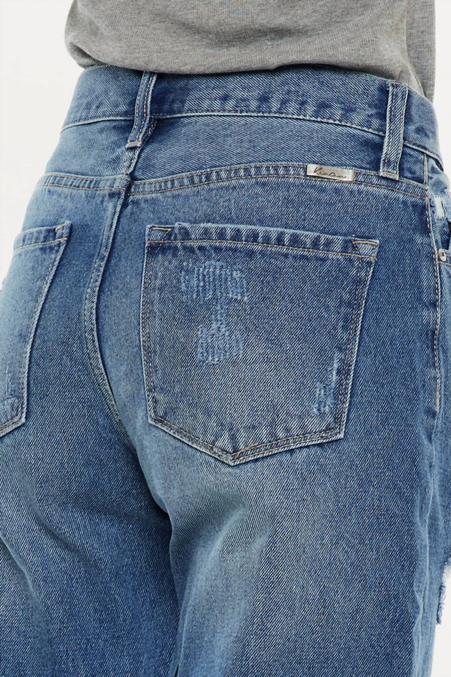 Kancan - Kerrigan Ultra High Rise Mom Jeans