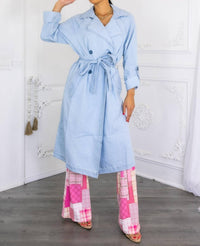 Surelymine - Denim Fashion Lightweight Coat