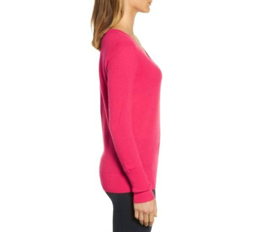 Halogen - Cashmere Classic V-Neck Sweater