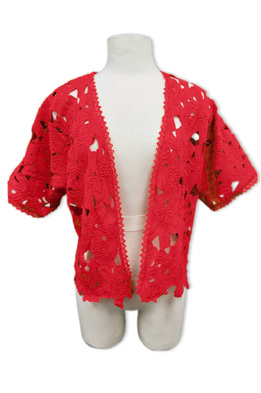Paparazzi - Lace Open Front Cardigan Jacket