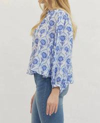 Entro - Rhea Puff Sleeve Top