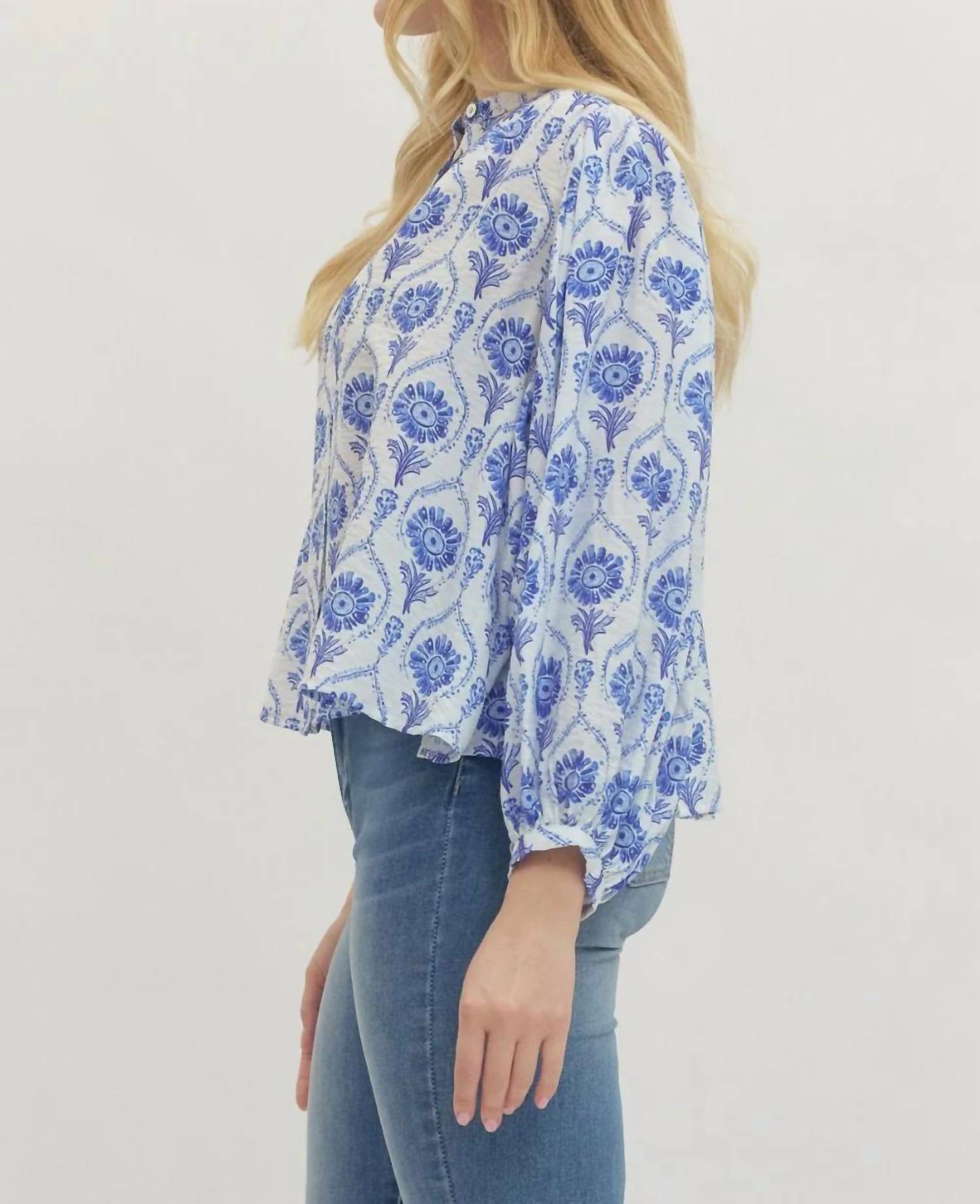 Entro - Rhea Puff Sleeve Top