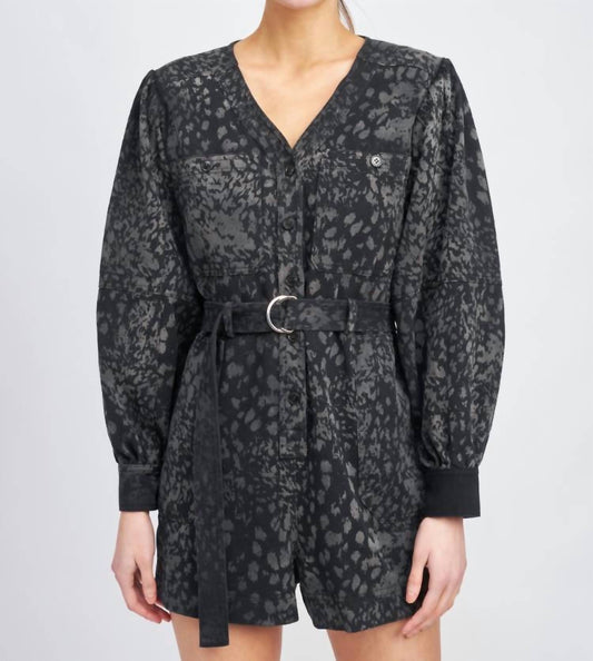 En Saison - Harlow V-neck Jumpsuit