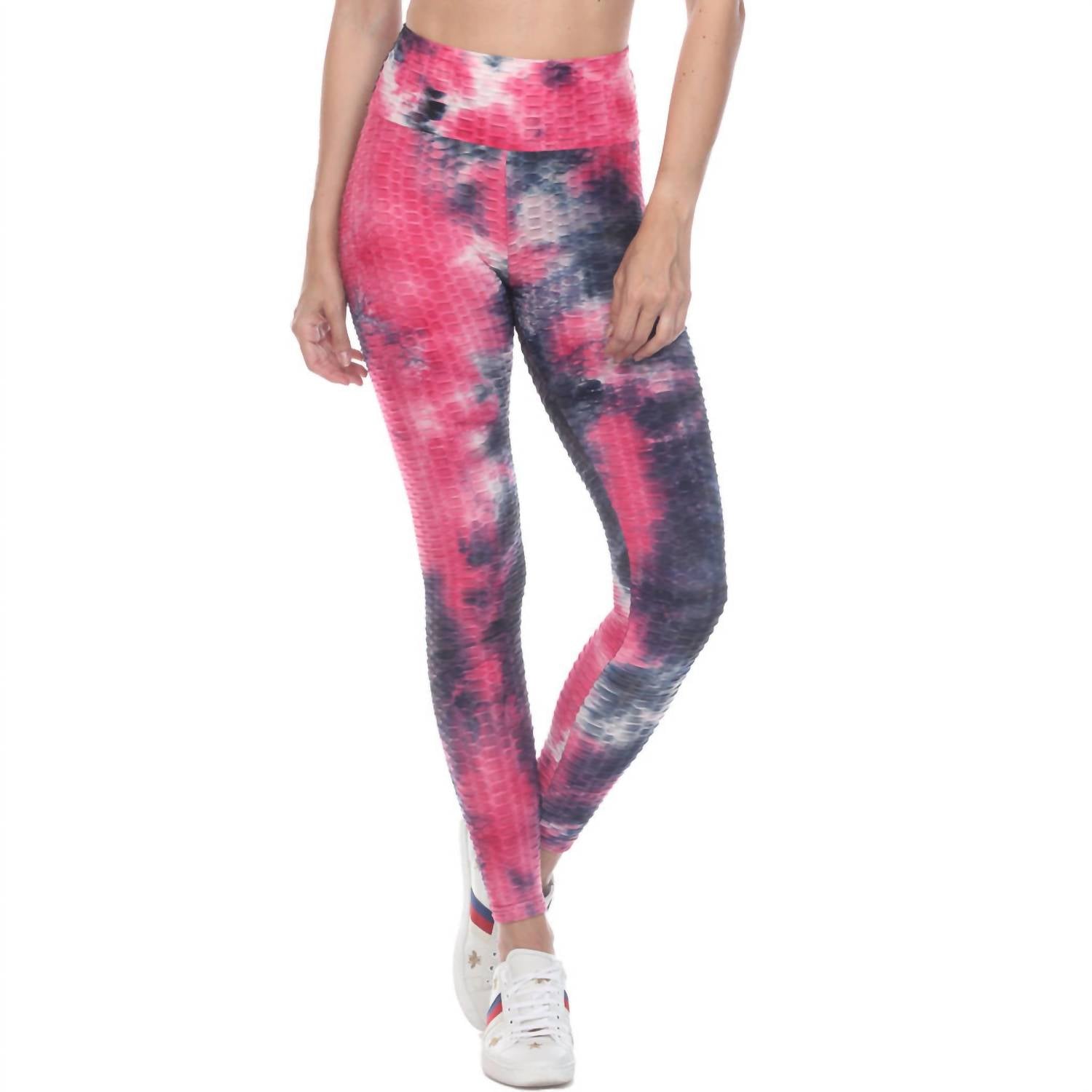 GOLDHAUS Tiktok Tiedye Legging in midnight - women's pants - alternate view