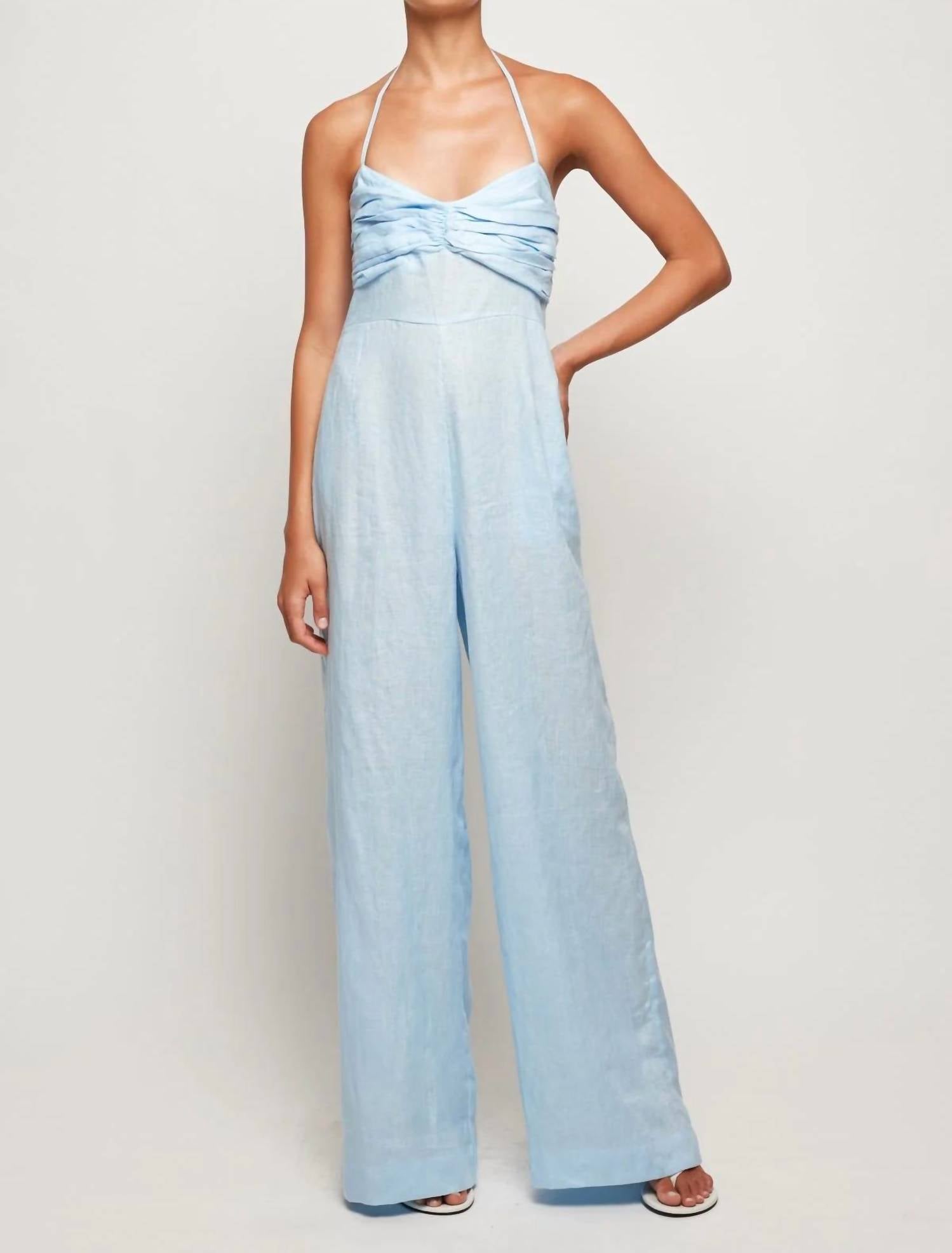 SWF Sweetheart Jumpsuit in blue - women's pants