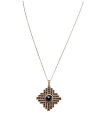 Anna Beck - Women's Gili Gold Plated Medium Square Necklace
