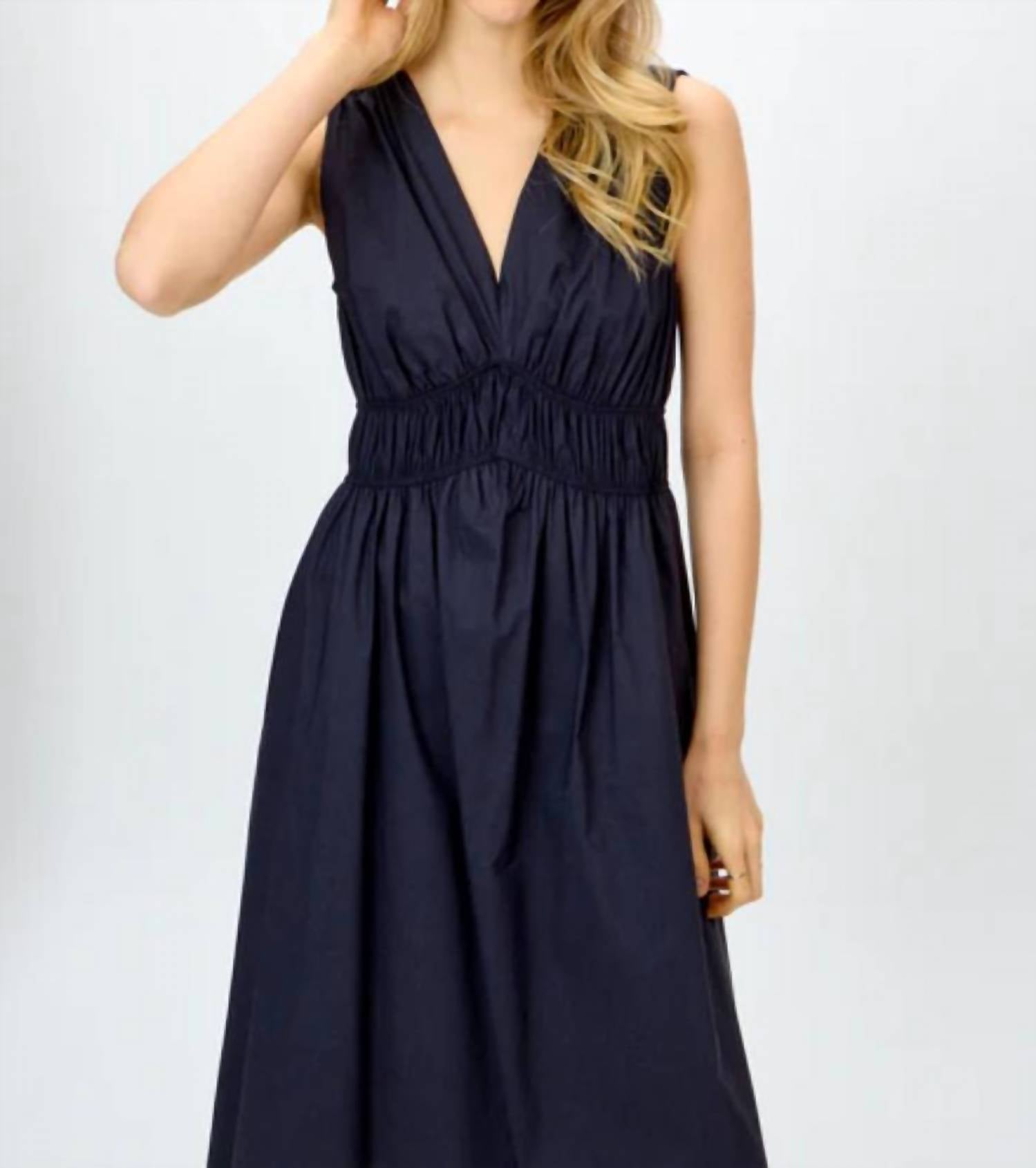 Joseph Ribkoff - Stretch Poplin Fit-and-flare Dress