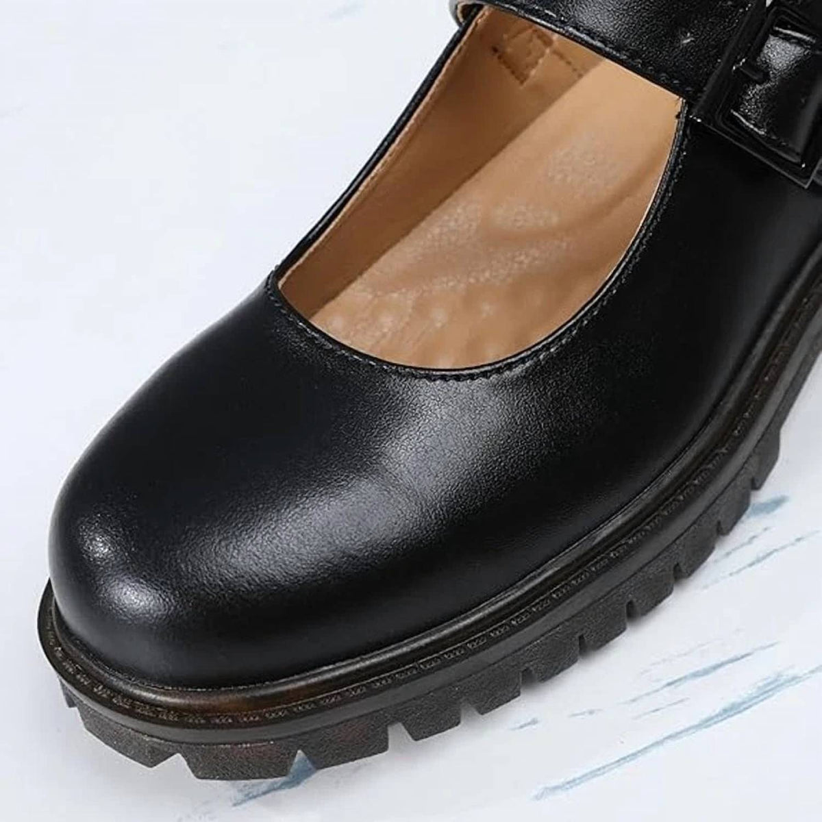 Xmm - Women's Platform Mary Jane Buckle Strap Shoes