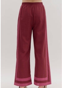 entro Nora Pull-on Pant in cranberry - women's pants - view 4