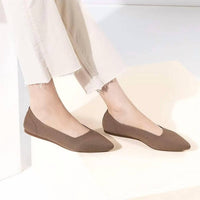 Frank Mully - Women's Knit Slip On Comfort Flat Shoes