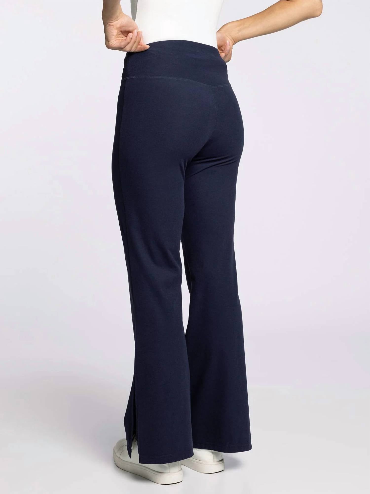 Thread & Supply Polina Pant in charoal blue - women's pants - detail view