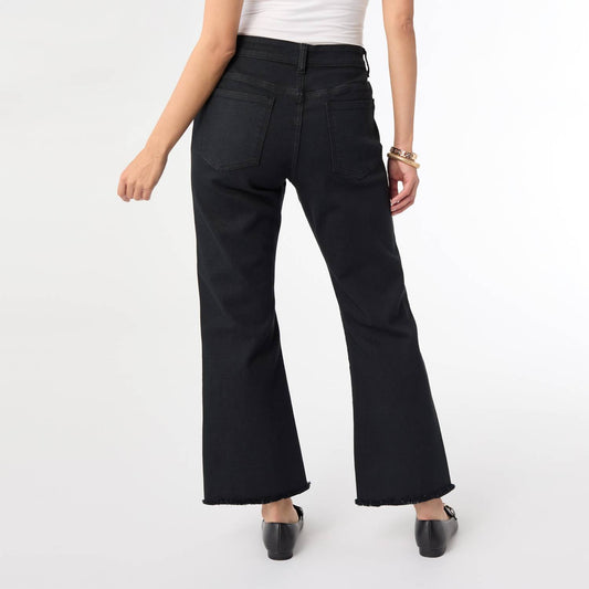 Coco + Carmen - Genesis Baby Bootcut Pants With Frayed Ankle