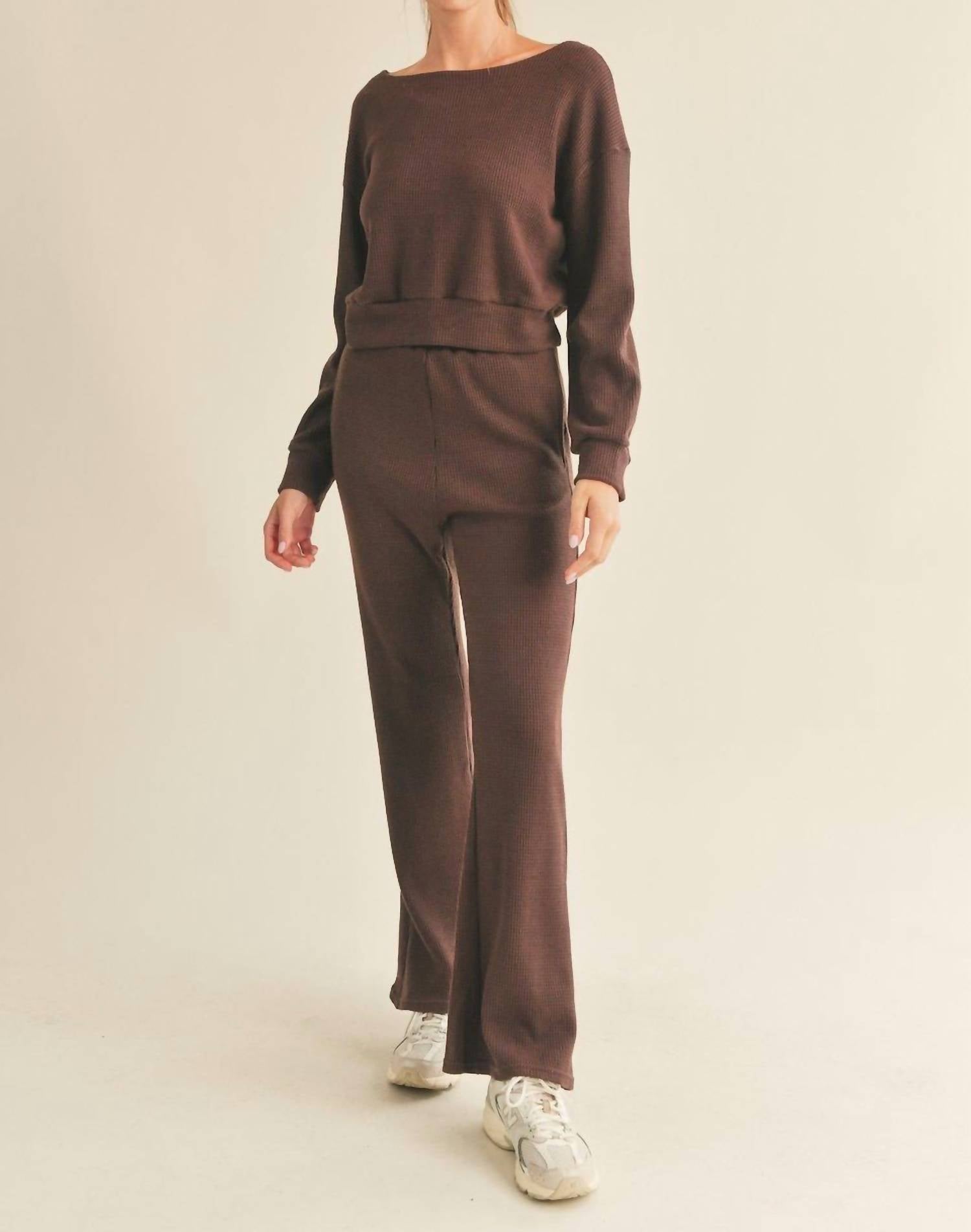 Kimberly C - Waffle Knit Lounge Pants