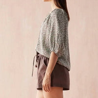 Omika - Isla Elastic Sleeve Blouse