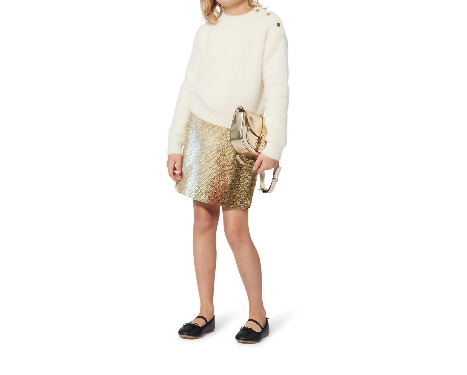 Michael Kors - Kid's Sequins Mini Skirt