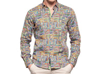 Eight X - Colored Pencil Button Down Shirt