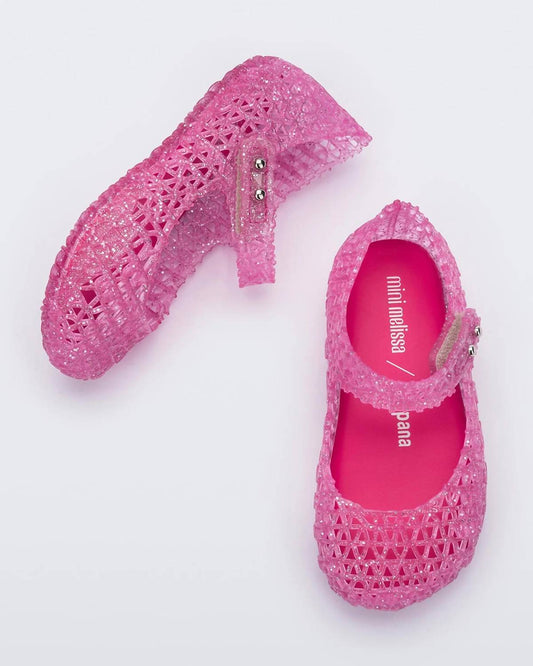 Mini Melissa - Girls' Campana Papel Flats