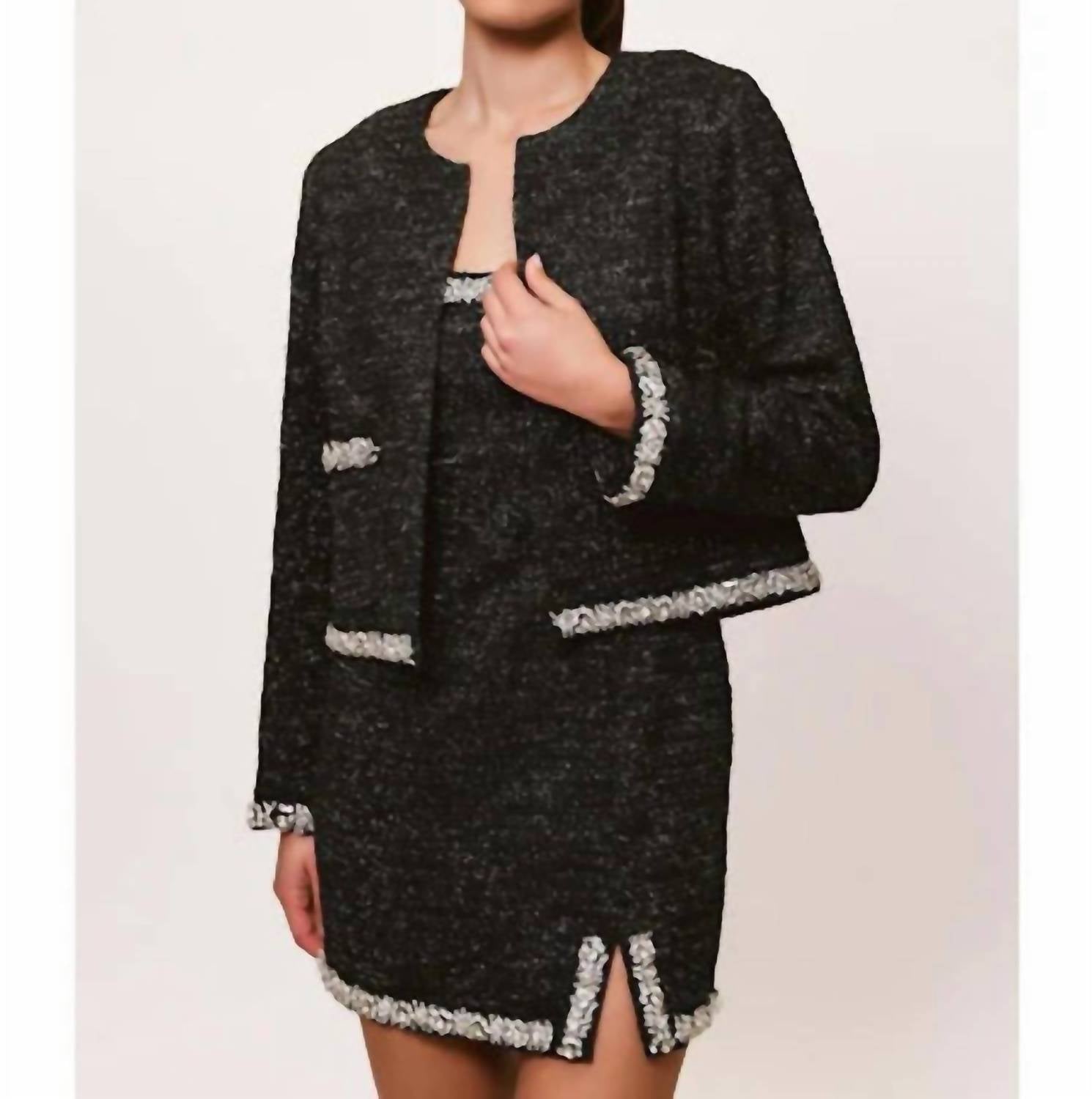 Hutch - Leva Stretch Tweed Jacket