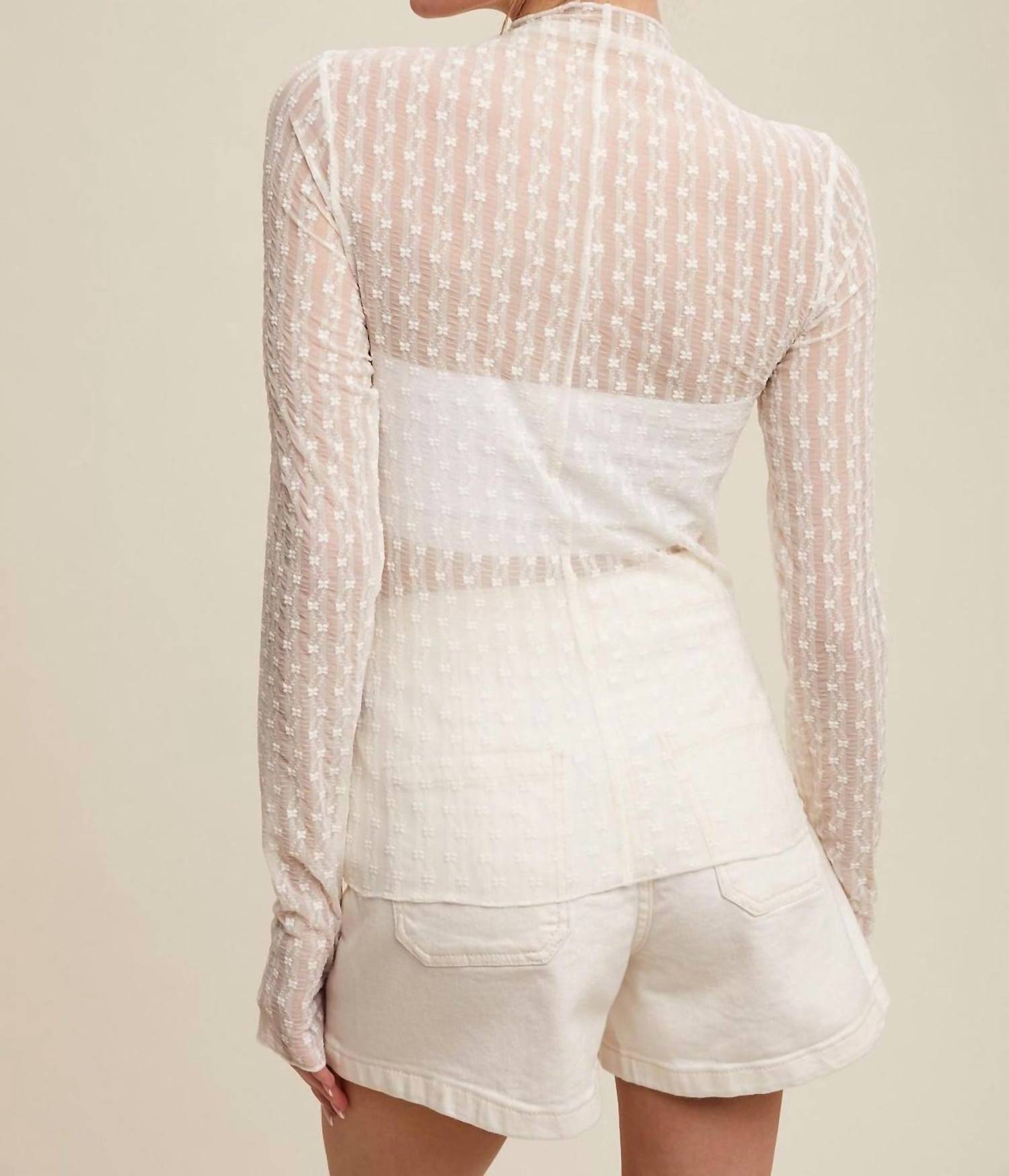 Listicle - Lace Layering Top