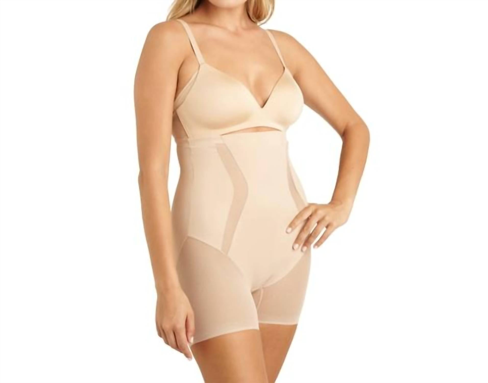 TC Fine Intimates Middle Manager Hi-waist Boy Short in nude - women's intimate