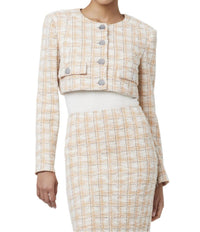 Toccin - Lainey Cropped Tweed Jacket