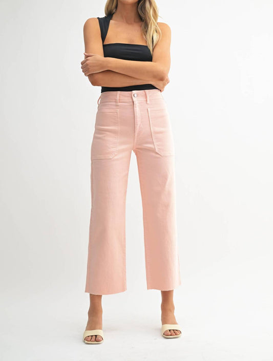 Just Black Denim - High Rise Utility Wide Leg Jean