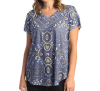 Jess & Jane - Blue Moon Cap Sleeve Top