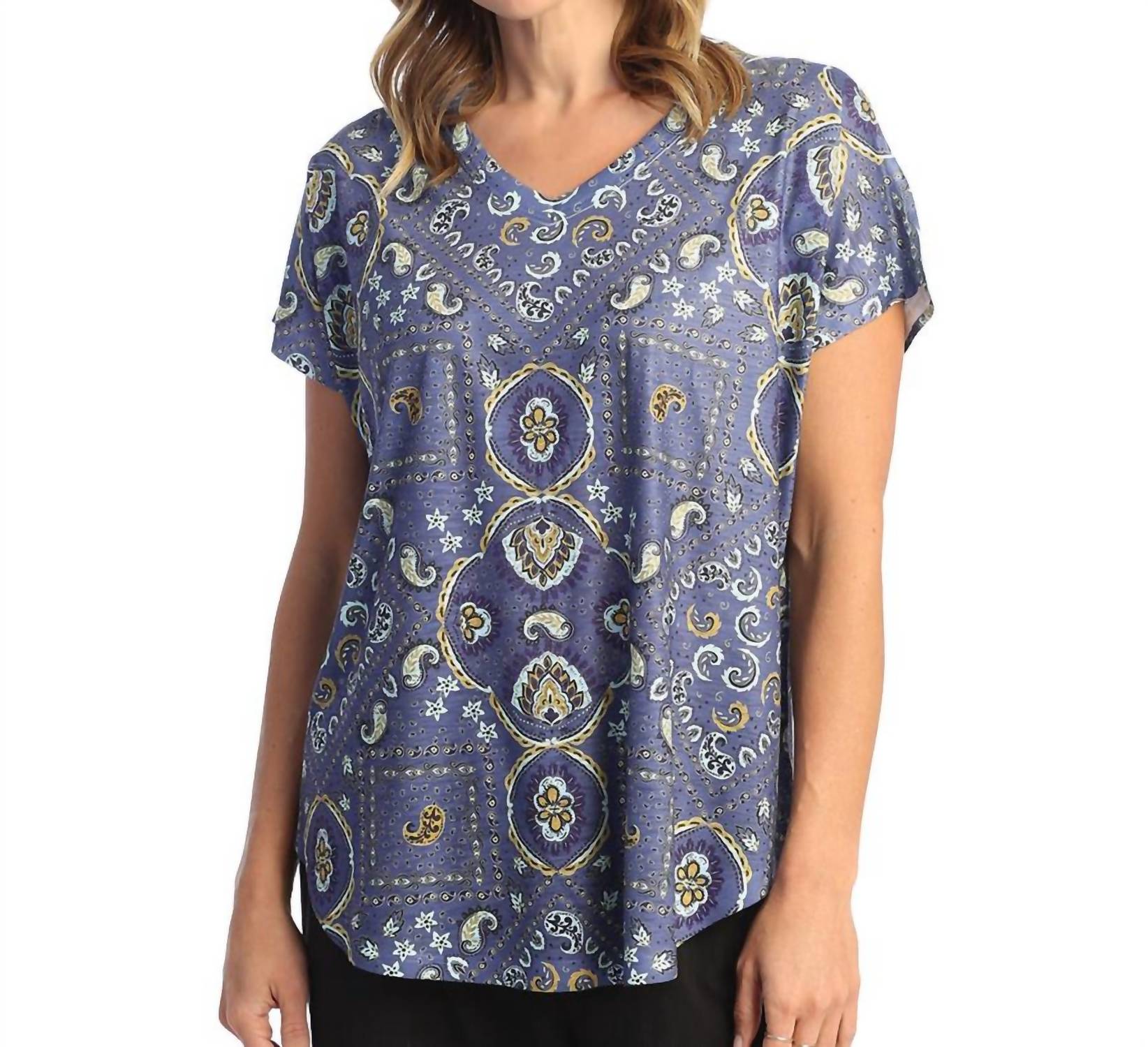 Jess & Jane - Blue Moon Cap Sleeve Top