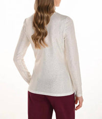 Frank Lyman - Whitley Sparkle Long Sleeve Pullover Top