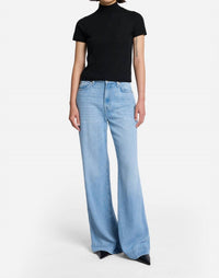 7 For All Mankind Modem Dojo Tailorless Jean in storm - women's jeans - view 4