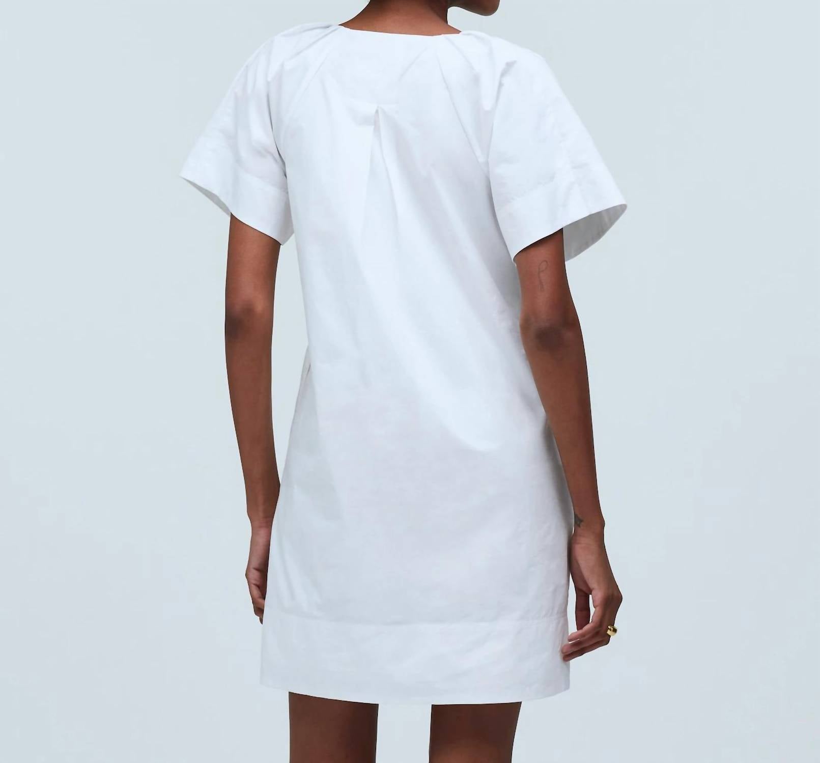 Madewell - V-neck Mini Shirtdress
