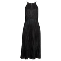 Theory - Pleated Lace Halter Midi Dress