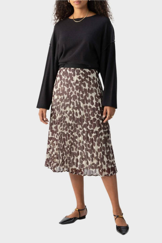 Sanctuary - Pleated Midi Skirt