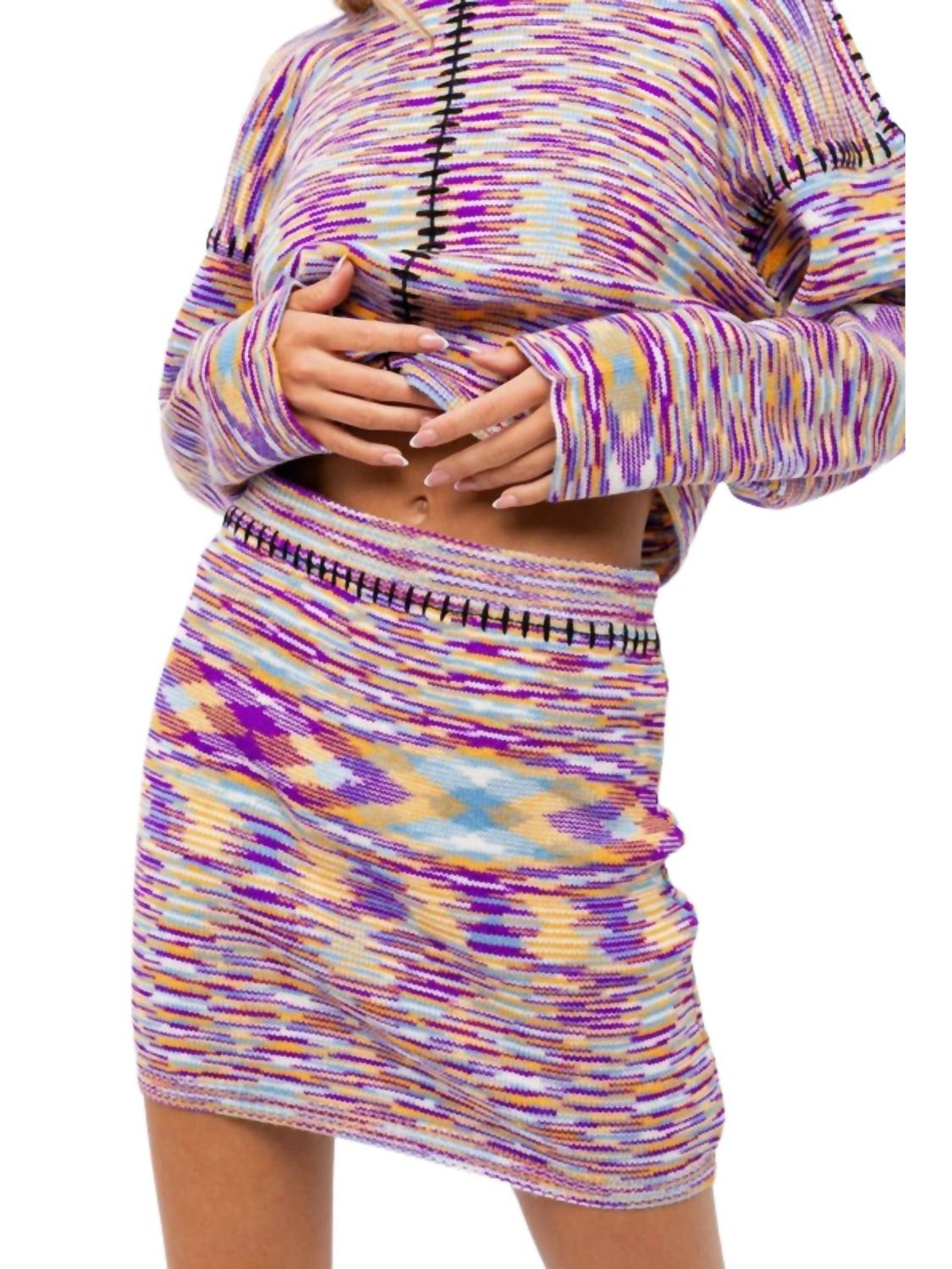 Le Lis - In Your Dreams Knit Skirt Set