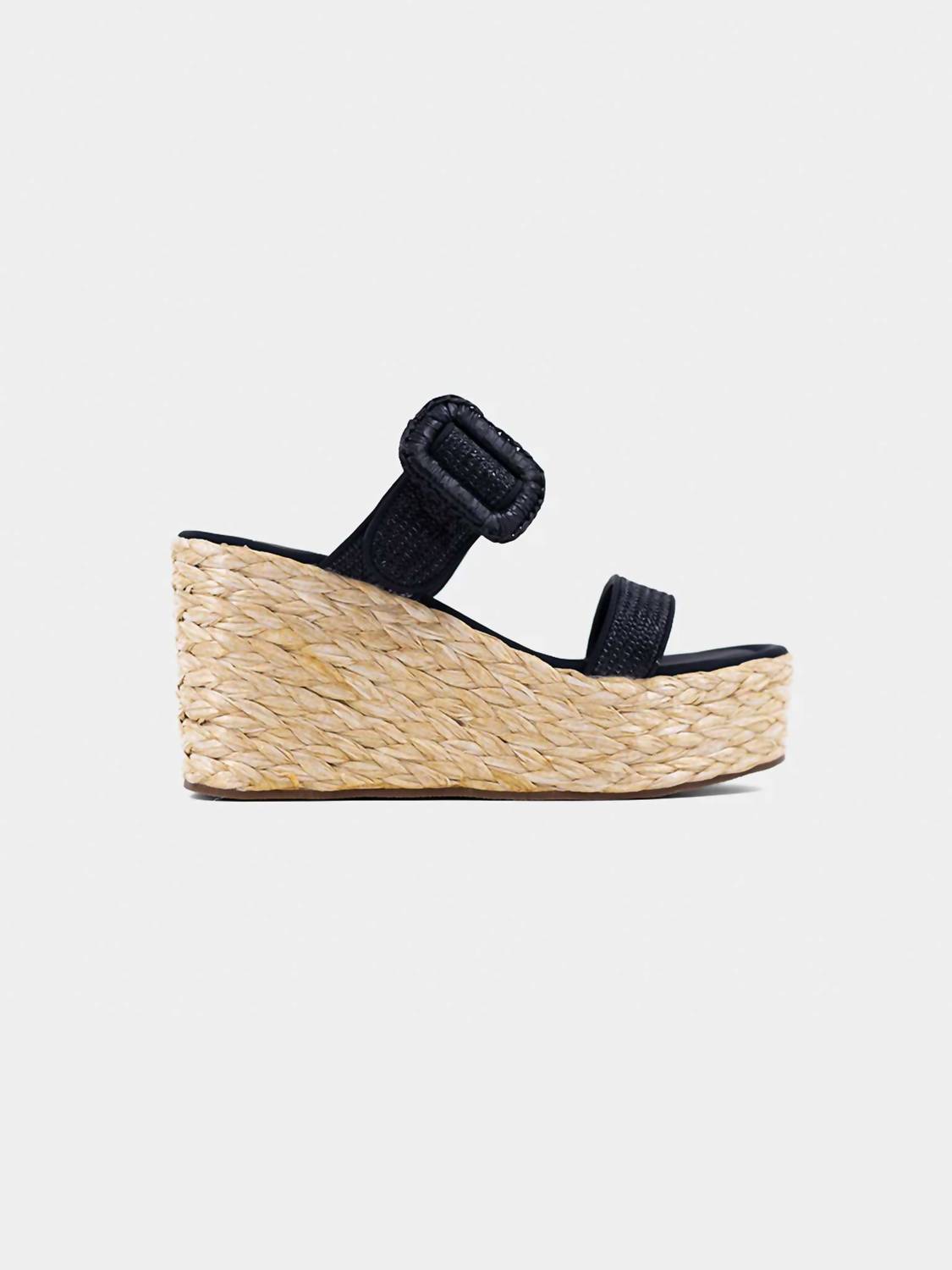 Shu Shop - Women's Leena Raffia Wedge Sandals