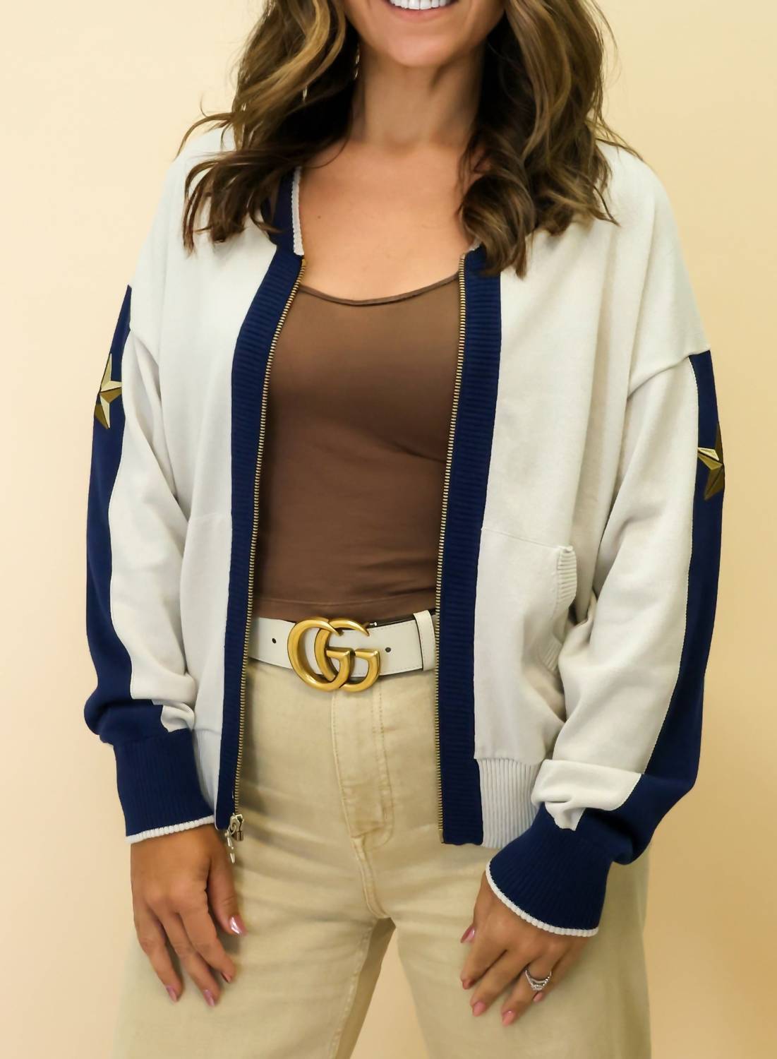 Label+Thread - Addie Racer Sweater Jacket