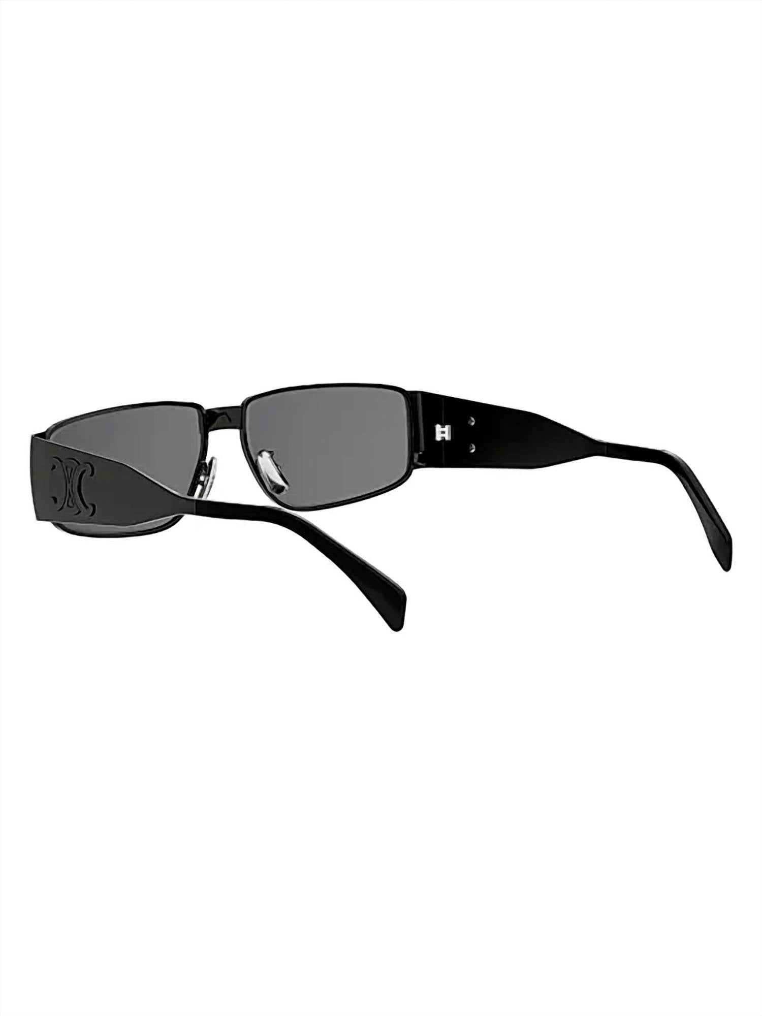 Celine - Men's Metal Triomphe Rectangular Sunglasses