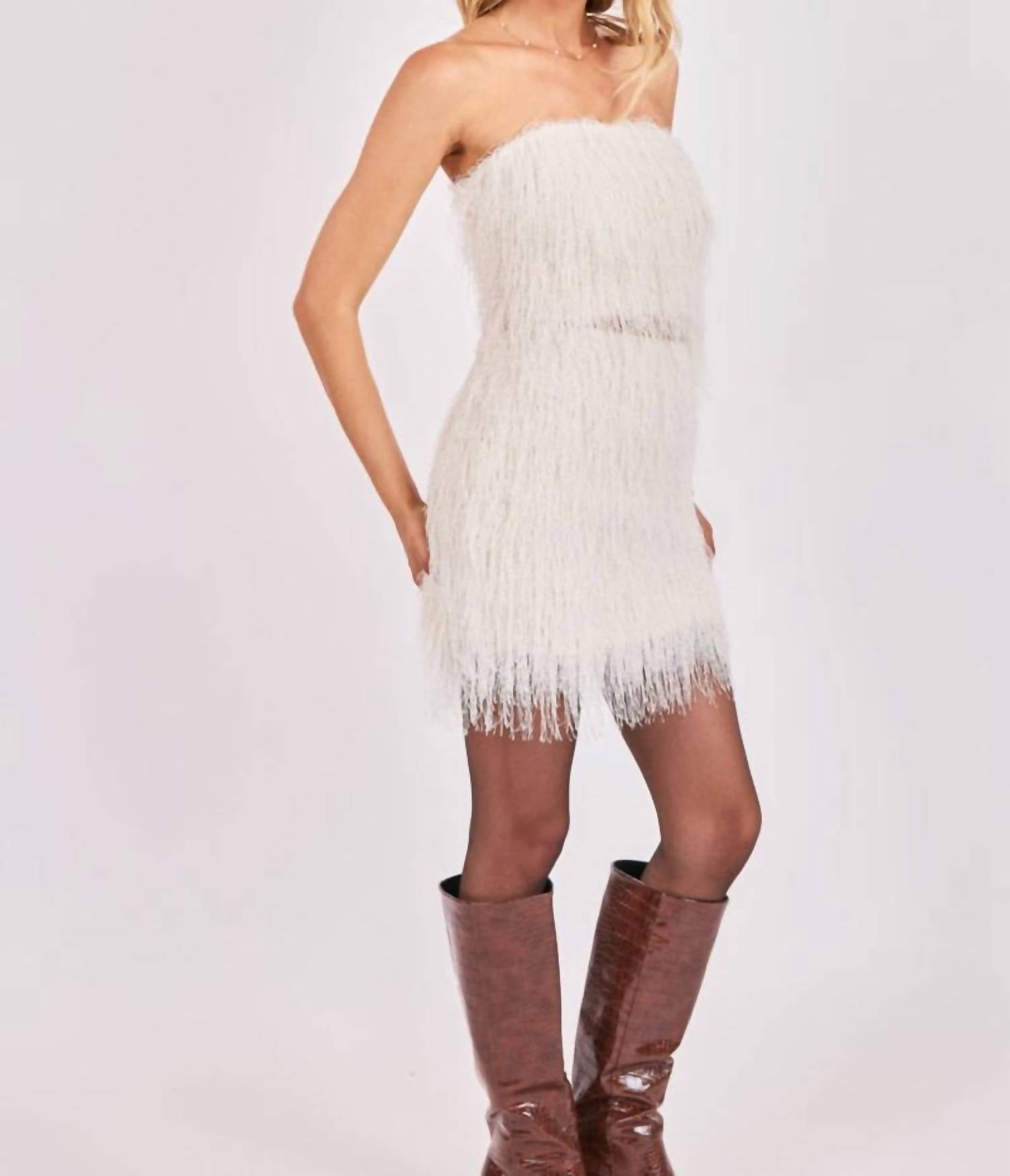 Sadie & Sage - Angel Wings Fringe Skirt