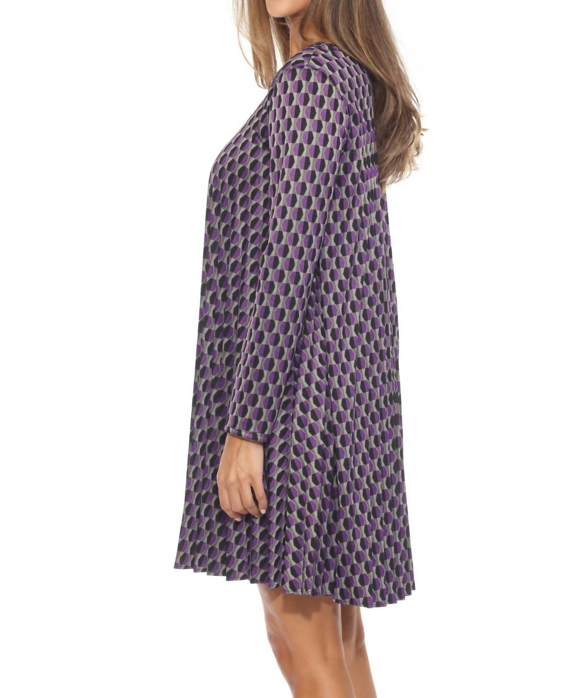 Joseph Ribkoff - Geometric Knit Shift Dress