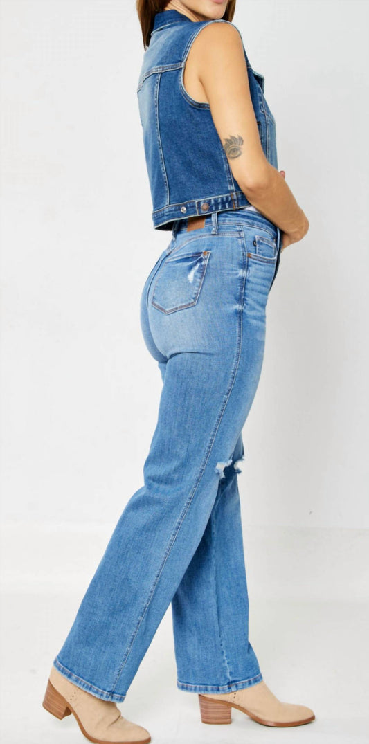 Judy Blue - Born To Be Wild High Rise Straight Leg Jean
