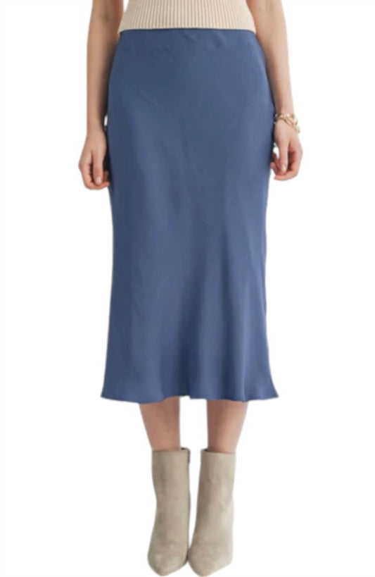 Sage The Label - Like Poetry Satin Midi Skirt