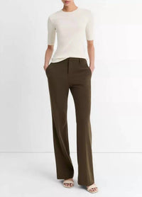 Vince - Mid-rise Tailored Flare Pant