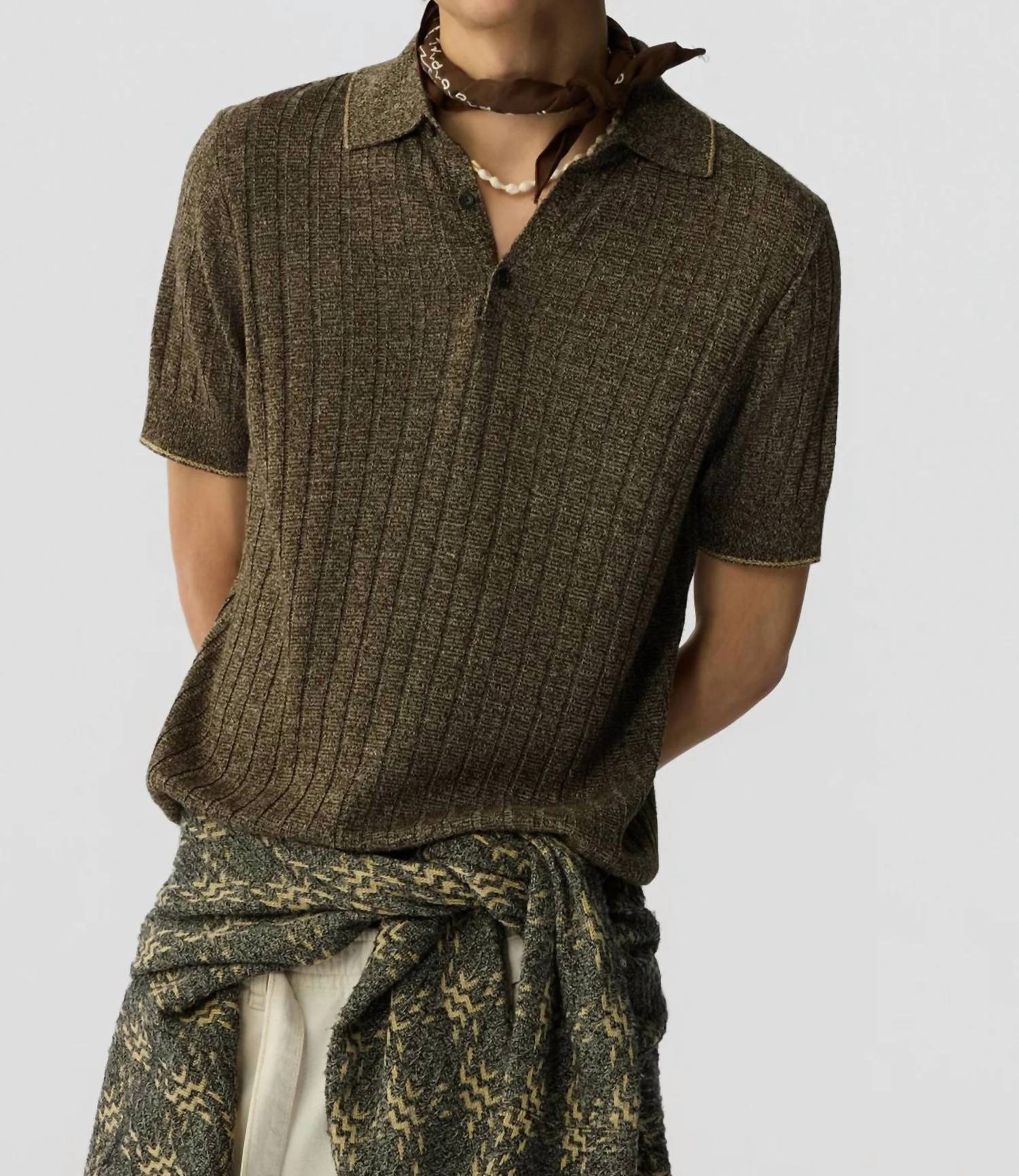 Guest In Residence - Short Sleeve Teddy Polo