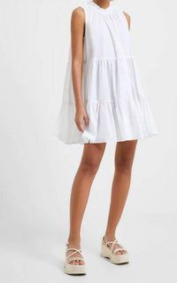 Rhodes Poplin Sleeveless Tiered Dress
