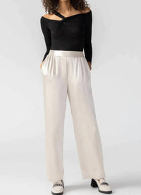 Sanctuary Margot High Waist Pants in toasted marshmallow - women's pants - alternate view